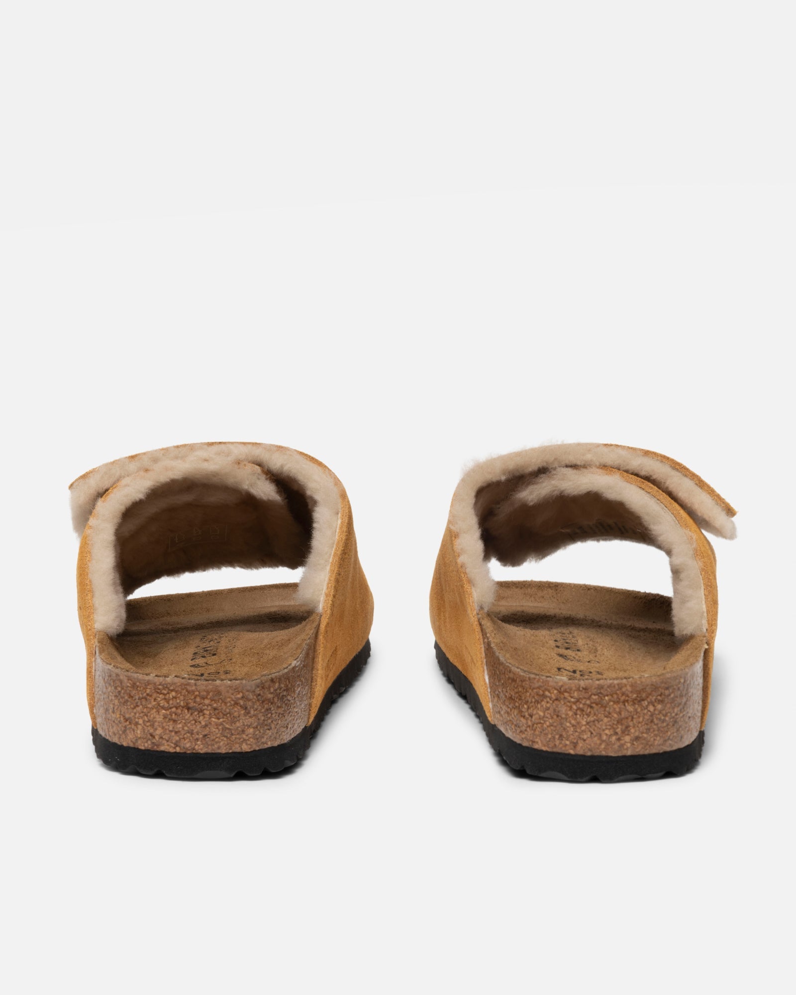 Stüssy & Birkenstock Solana Shearling Slide Caramel Footwear