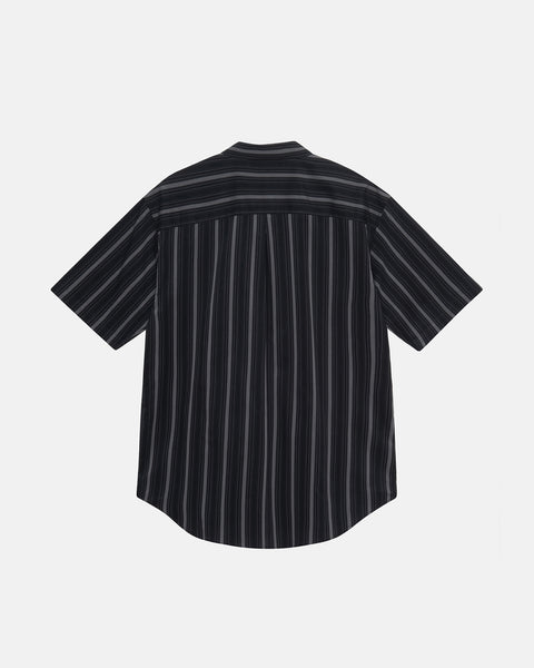 Stüssy Boxy Ss Shirt Stripe Black Shortsleeve