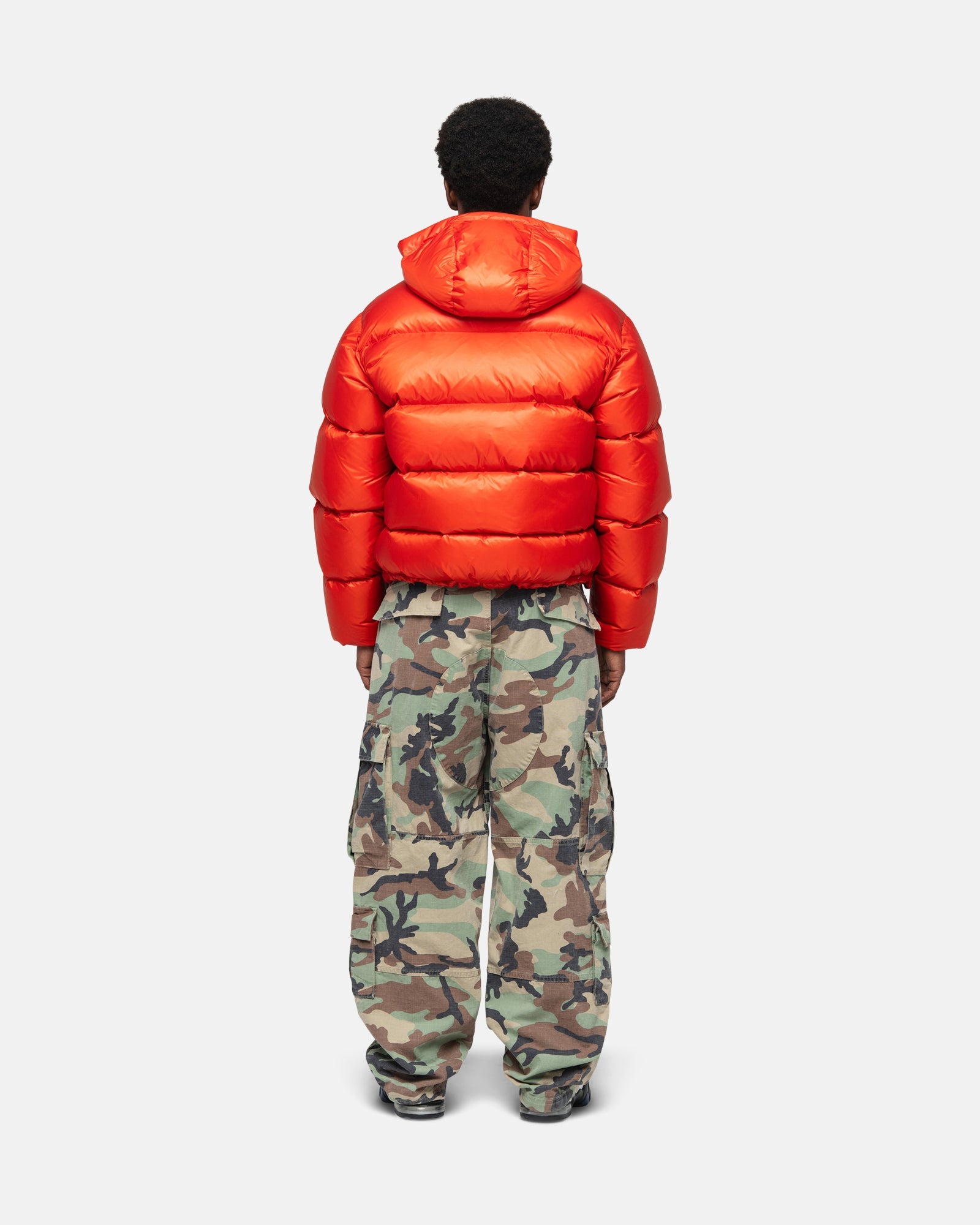 STÜSSY DOWN PARKA MICRO RIPSTOP CAYENNE OUTERWEAR