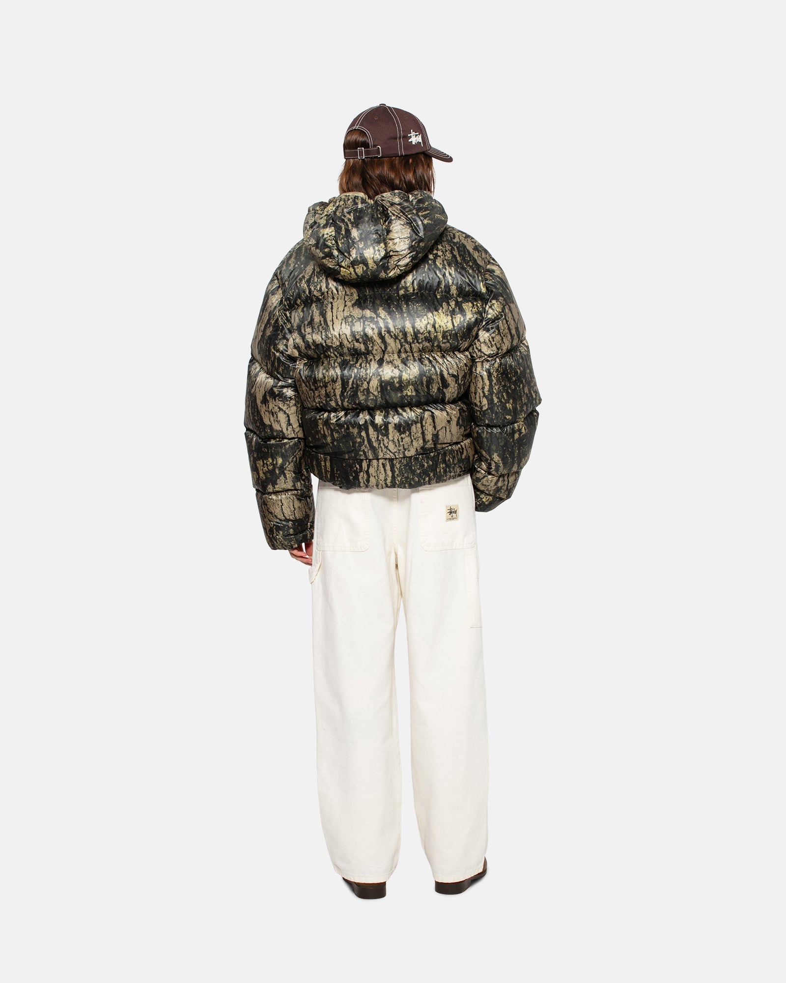 STÜSSY DOWN PARKA MICRO RIPSTOP RELIC CAMO OUTERWEAR
