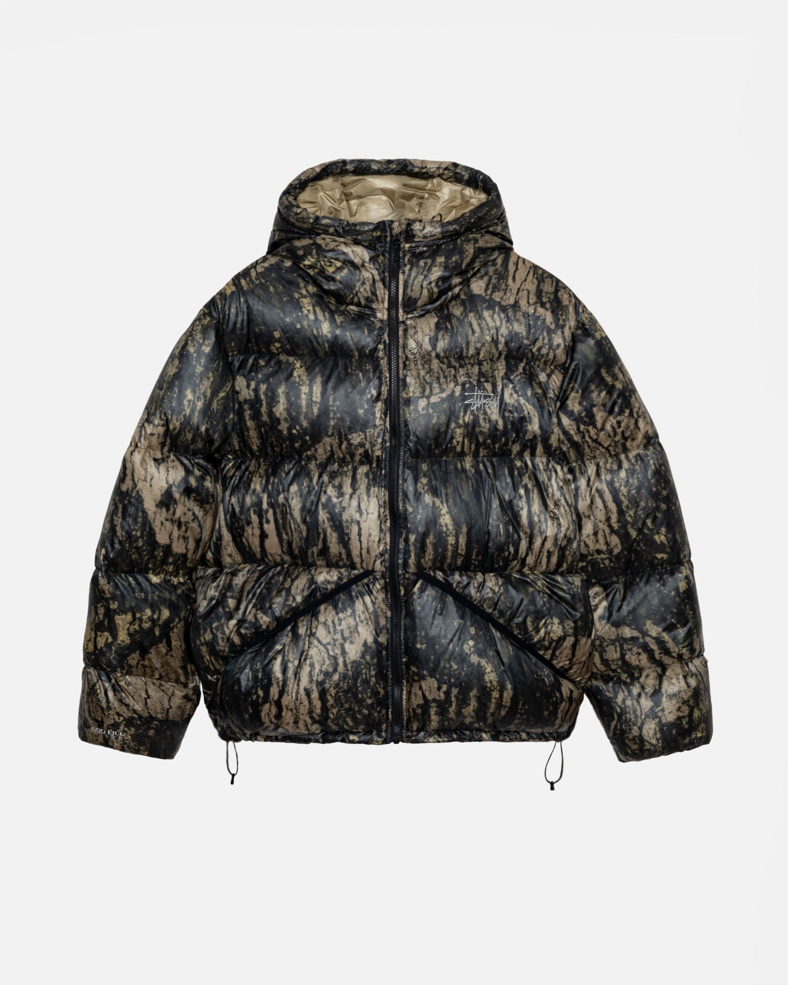 STÜSSY DOWN PARKA MICRO RIPSTOP RELIC CAMO OUTERWEAR