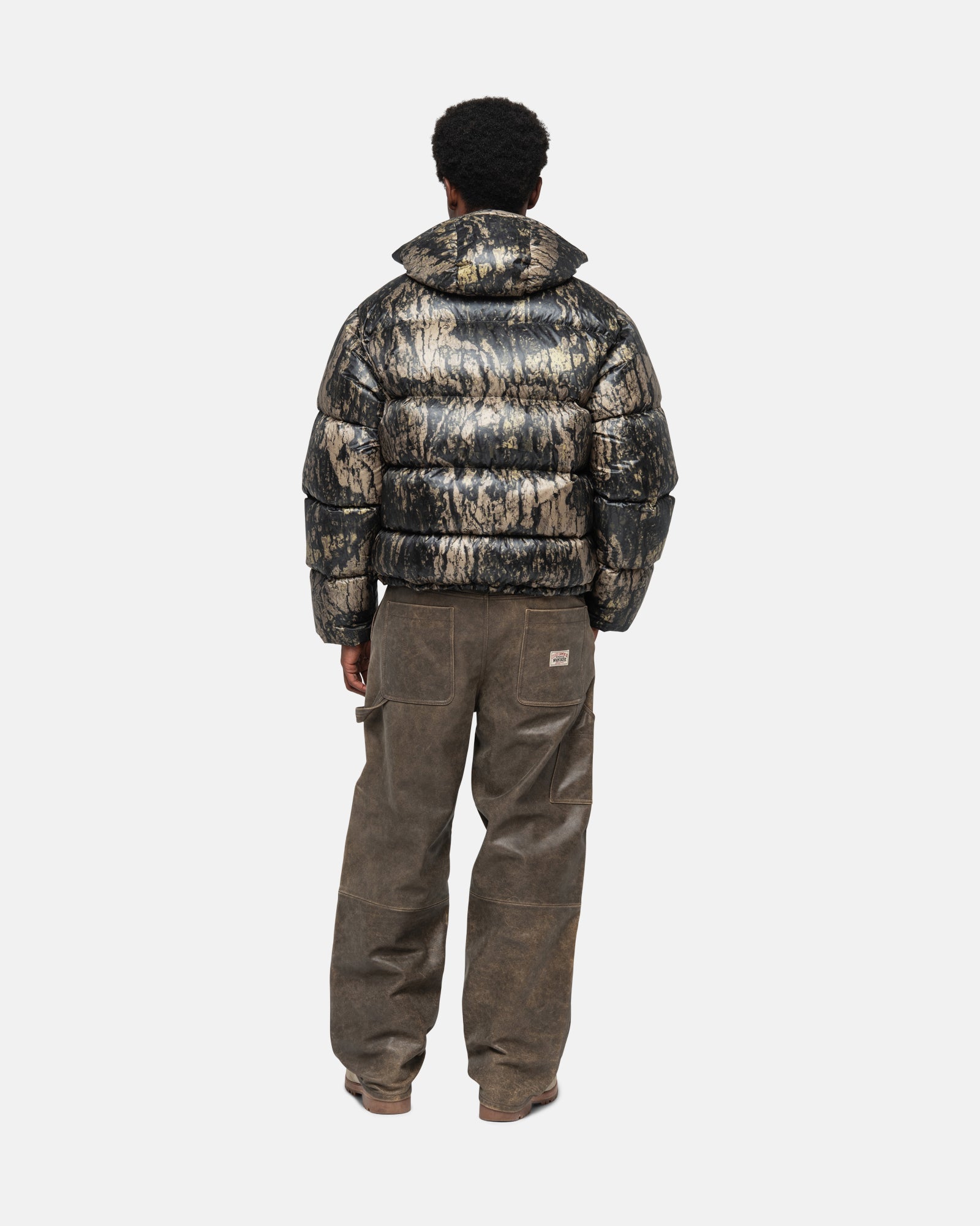 STÜSSY DOWN PARKA MICRO RIPSTOP RELIC CAMO OUTERWEAR