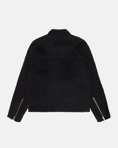 Stüssy Mohair Club Jacket Black Outerwear
