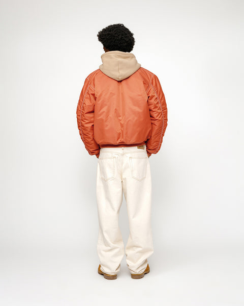 Stüssy Built Reversible Bomber Jacket Brick Outerwear