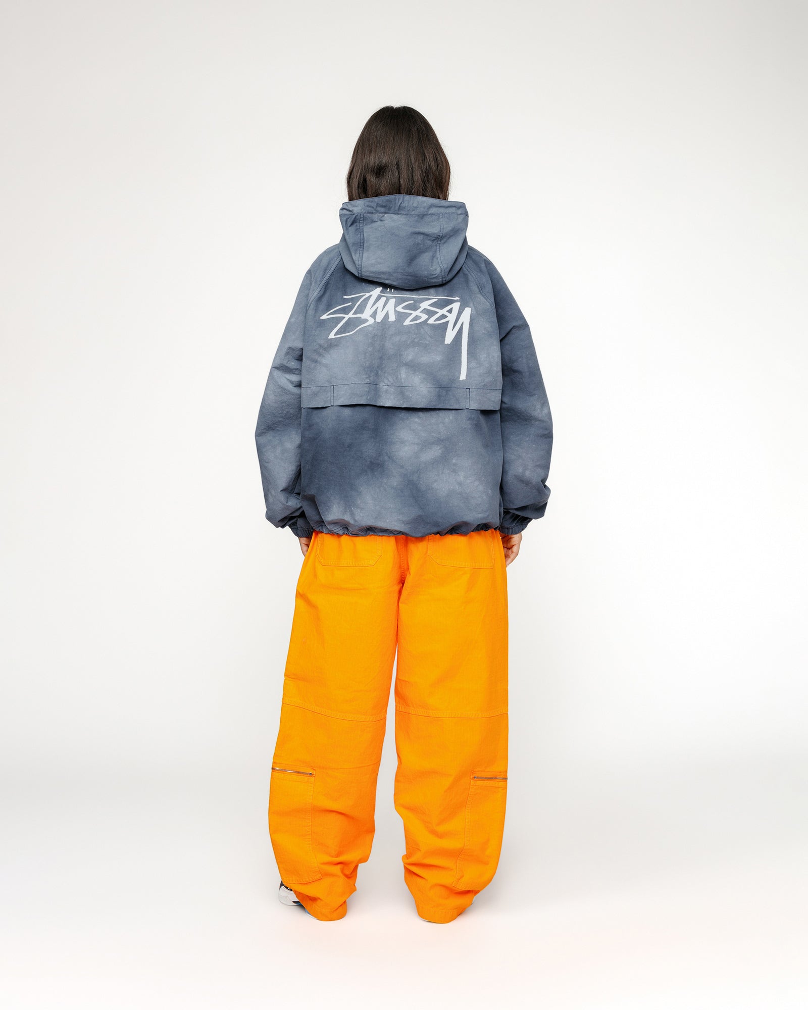 Stüssy Beach Shell Wave Dye Navy Outerwear