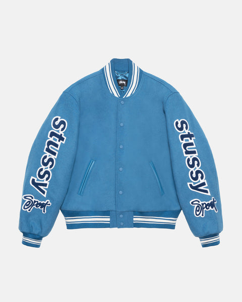 Stüssy Varsity Jacket Competition Blue Outerwear