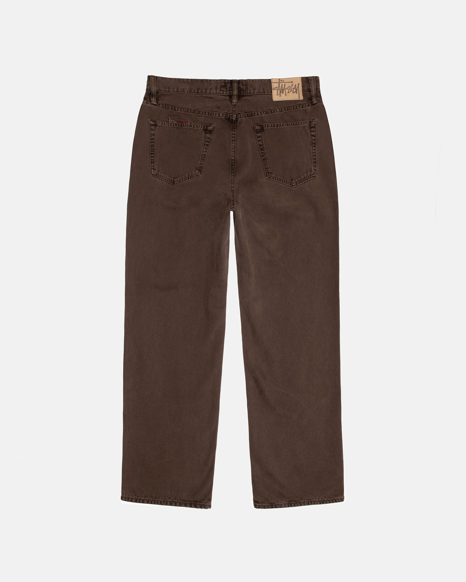 Stüssy Classic Jean Washed Canvas Brown Pants