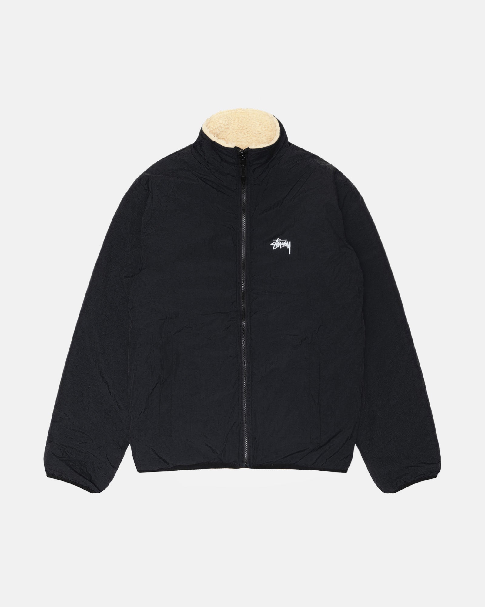Sherpa Reversible Jacket Beige Outerwear