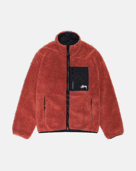 Sherpa Reversible Jacket Terracotta Outerwear