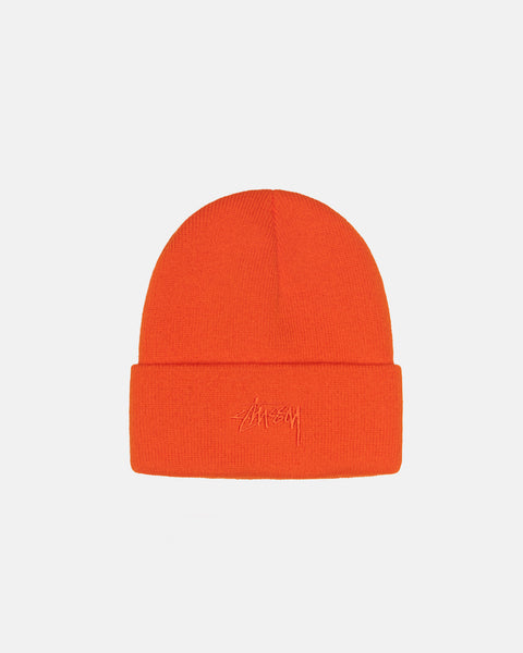 Cuff Beanie Stock Fire Orange Headwear