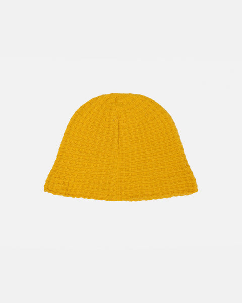 Stüssy Bucket Hat Waffle Knit Sunflower Headwear