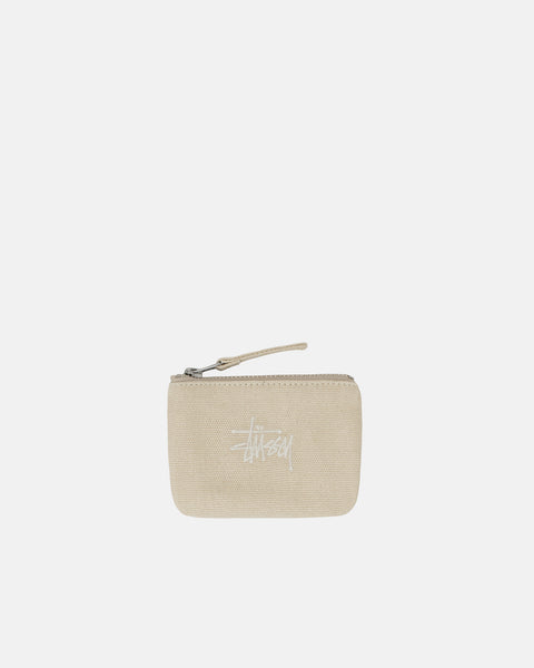 Stüssy Canvas Coin Pouch Natural Accessory Accessory