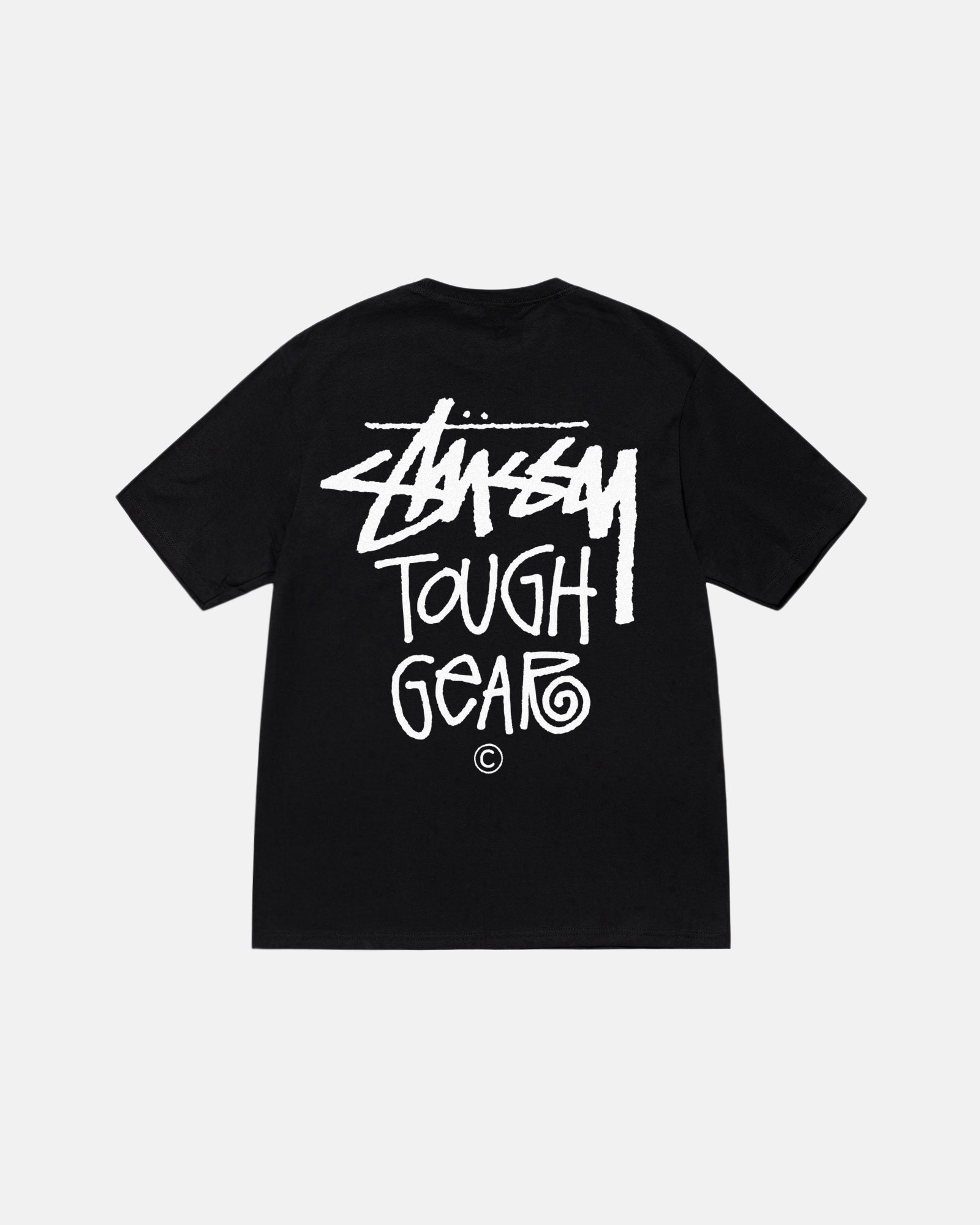 Tough Gear Tee in black Stüssy Korea