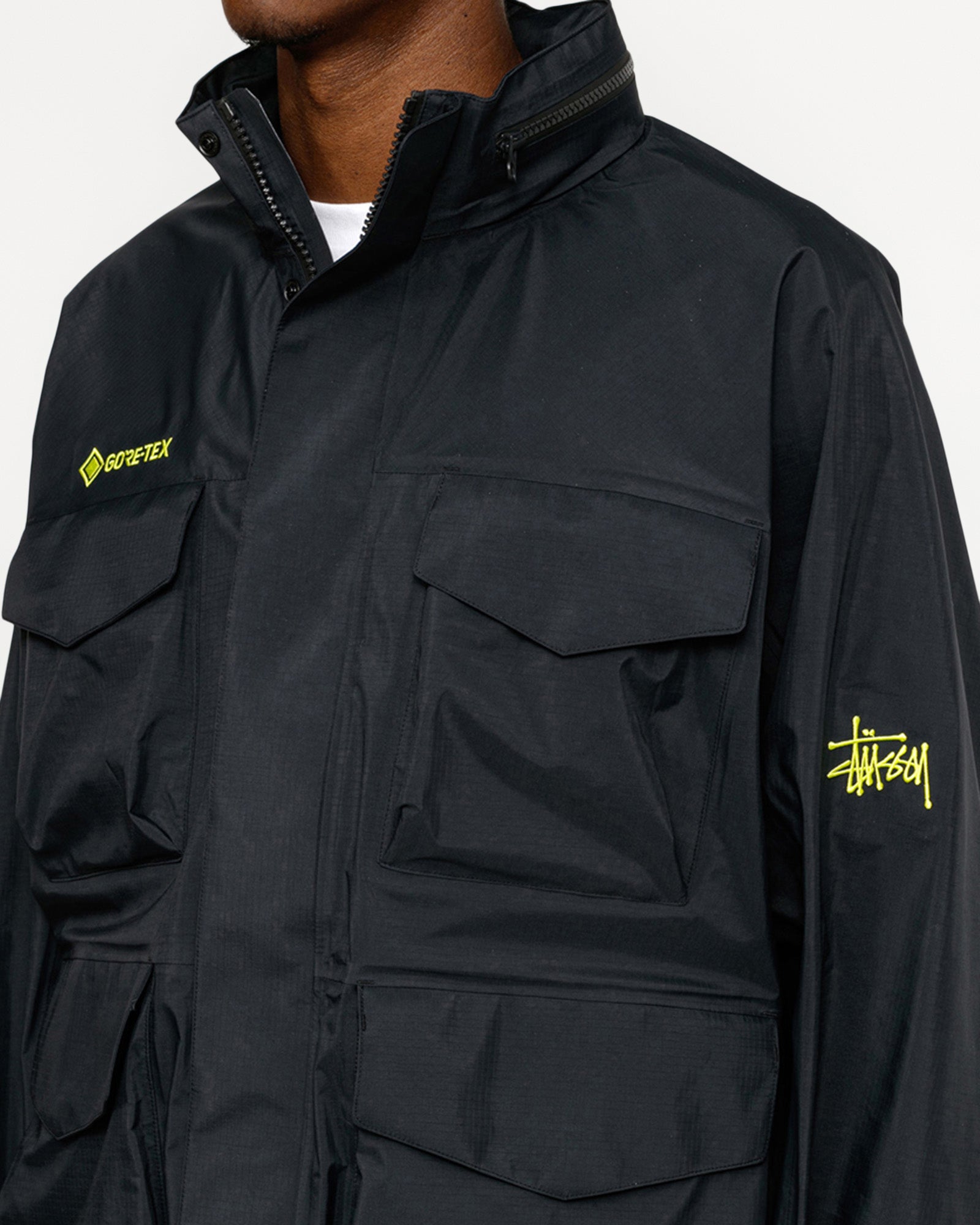 タグ付 美品 STUSSY GORE TEX M65 JACKET size S Stussy x GORE-TEX M-65 Jacket | Hypebeast